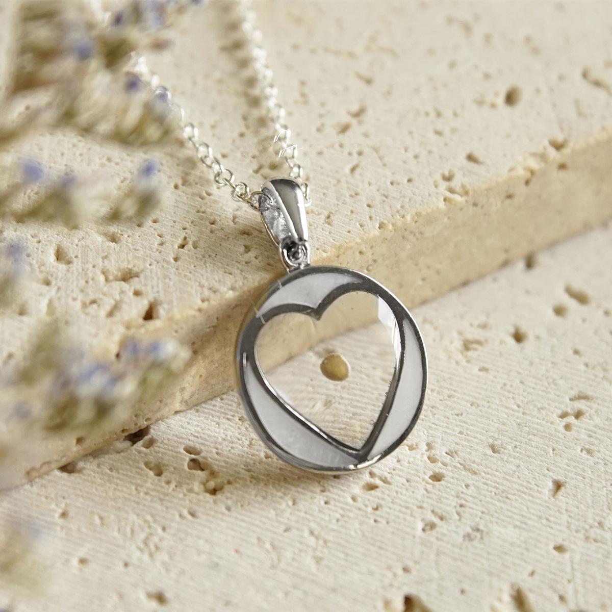 Love Round Shepherd s Purse Seed Unique Jewelry Faith Bible Necklace 60CM