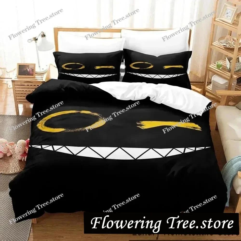 3D Print XOXO Devil Smiling Face Bedding Set Duvet Cover Bed Set Quilt Cover Pillowcase Comforter king Queen Size Boys Adult