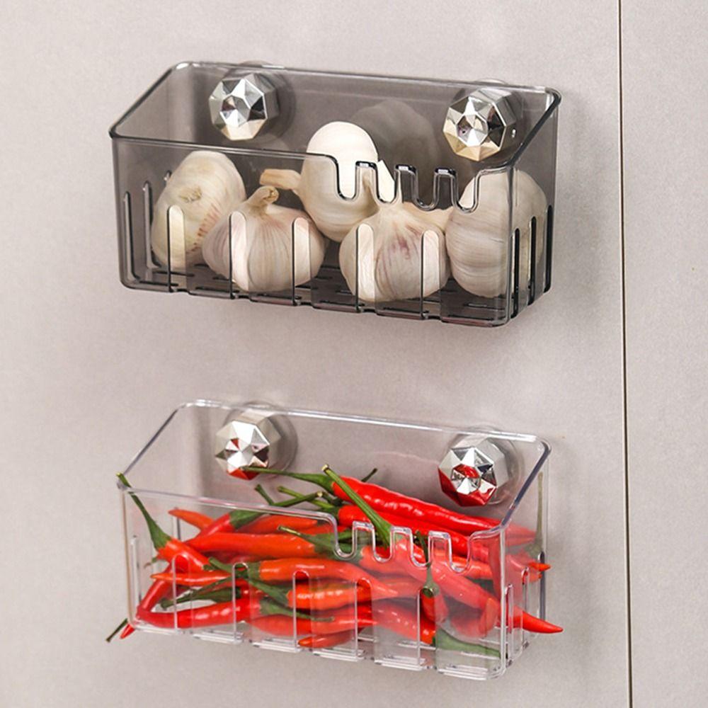 Suction Cup Kitchen Storage Racks Self-draining Seasoning Organizer Kitchen Sink Rack  Drain Rack