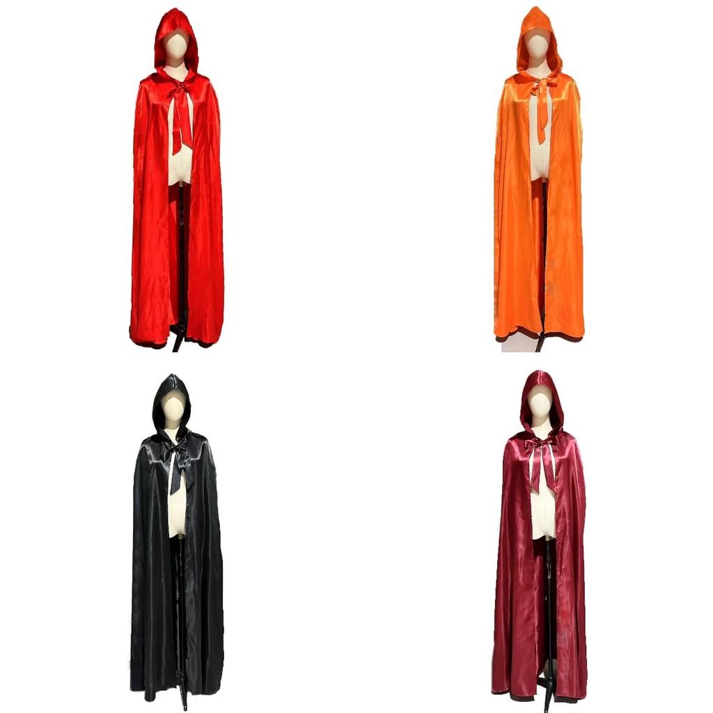 Halloween Hooded Cloak Robe Cape Party Vampire Cosplay Costume Clothing Perform