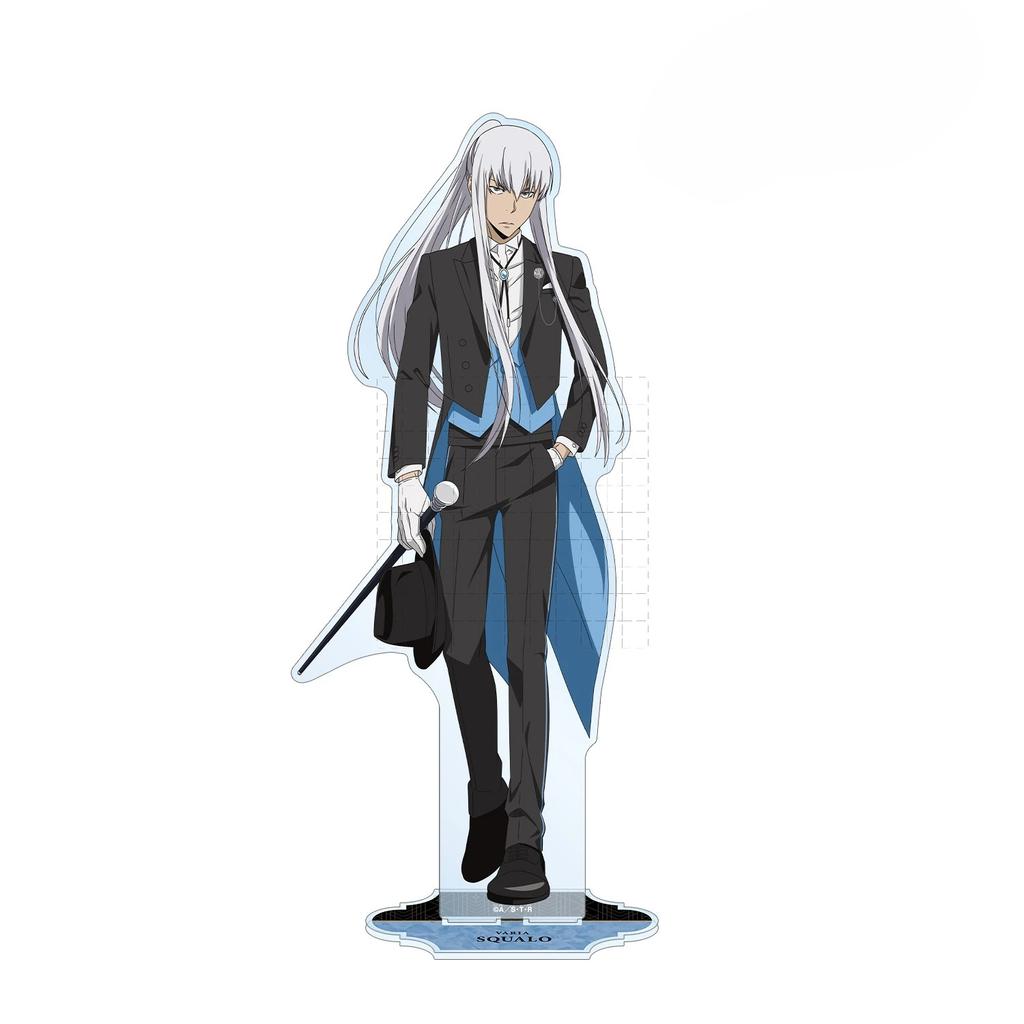 Game Sasagawa Ryouhei Gokudera Hayato Acrylic Stand Doll Anime Sawada Tsunayoshi Hibari Kyouya Figure Model Cosplay Toy for Gift