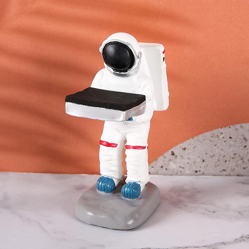 

Watch Stand Creative Ornament Table Holder Astronaut Watch Stand Bracket Household Astronaut Jewelry Ring Storage Box