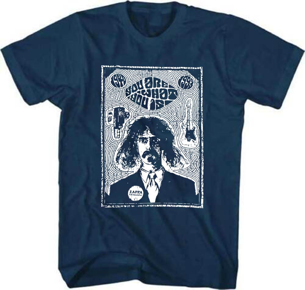 

Musician Frank Zappa T Shirt Navy Heavy Cotton Size S M L 234XL HE389 Unisex T-Shirt XXXXL