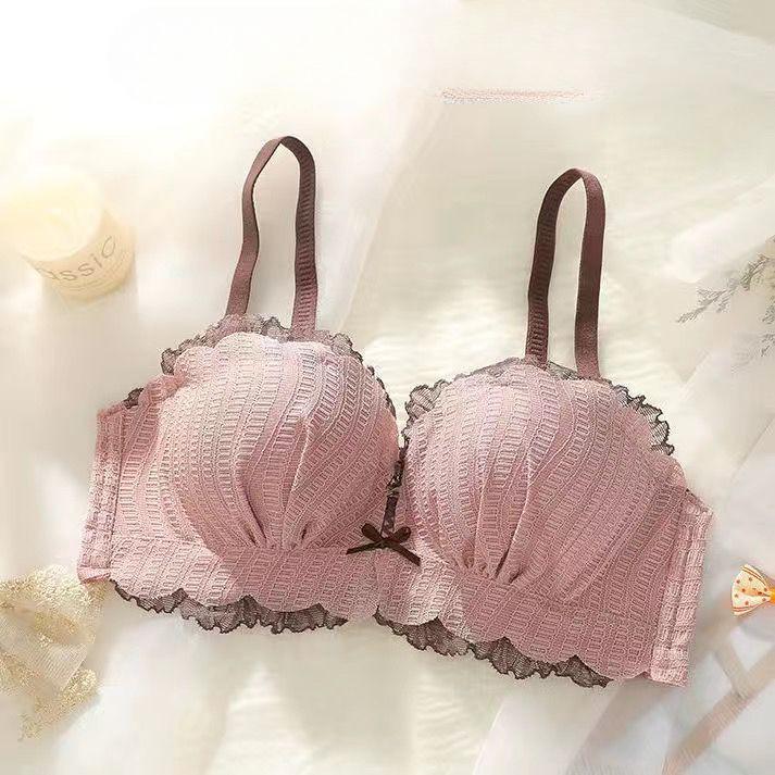 Fashion Sweat Underwear Girls Ruffles Lace Bras Sling Backless Lingerie For Women Sexy Bras