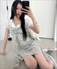 MIXXO See-Through Check Layered Dress_Miwowg501G