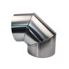 45° Thickened Stainless Steel Chimney Elbow for Firewood Stove Exhaust & Heating Boiler