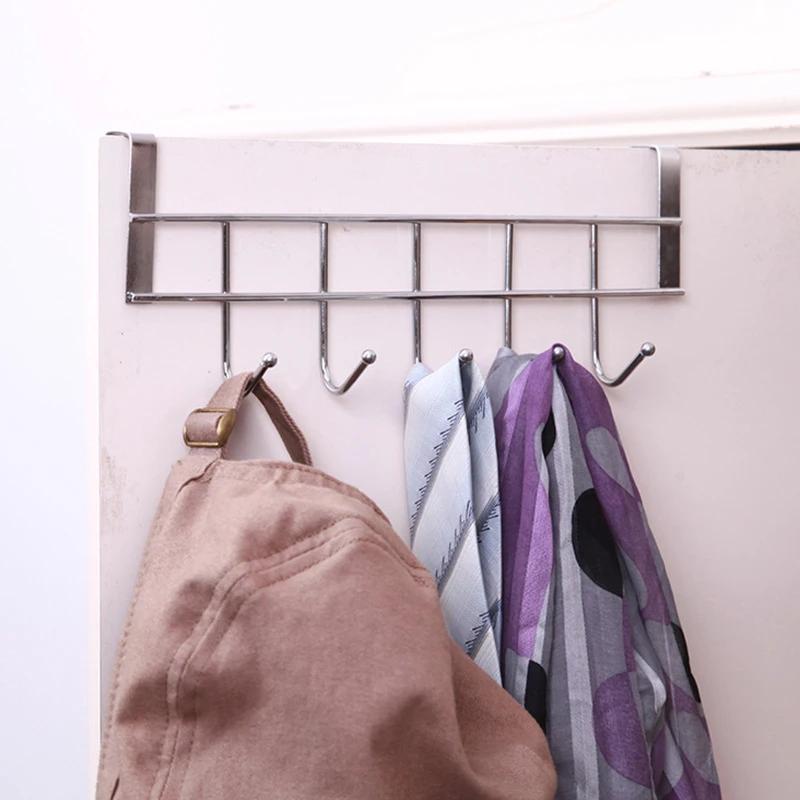 1PCS Outdoor Towel Rack Hanger, Hat Organizer, Hanger, Rack, House, Bathroom, Kitchen, 5Hanger Over The Door Hook Quintuple Hook