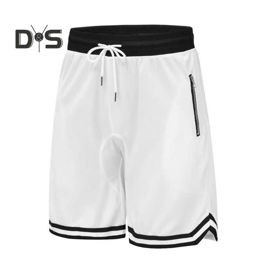 Pantaloni scurți sport pentru bărbați, talie elastică, cu șnur reglabil, uscare rapidă, pantaloni scurți de sală cu buzunare, croială lejeră, pantaloni scurți de alergare