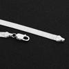European and American Jewelry 4MM Blade Men's and Women's Necklaces, Flat Snake Bones