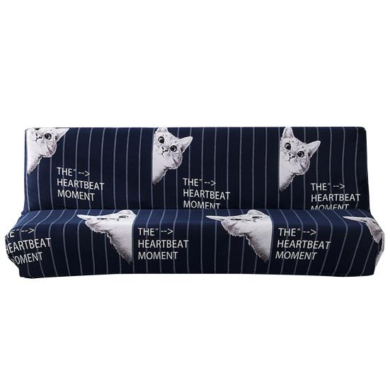 Sofa-Schutz, umweltfreundlich, rutschfest, Spannbettlaken-Typ, langlebig, universell, armlos, elastisch, Sofabezug für armlose Sofas