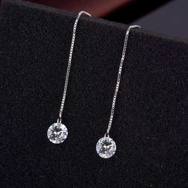 Zircon Bare Diamond Earline Jewelry Decoration Earrings Earrings Earrings Crystal Earrings for Women