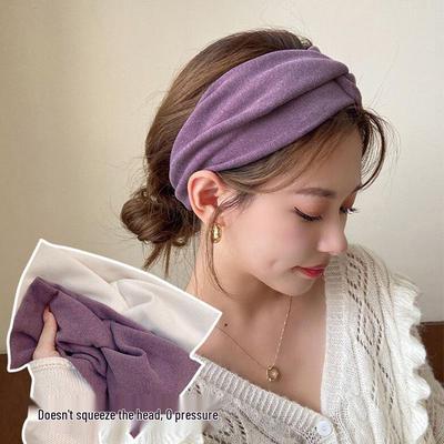 Einfarbiges ultradünnes atmungsaktives Stirnband zum Laufen, für Fitness und Sport - Modischer Stirnschutz und Headwrap für Frauen