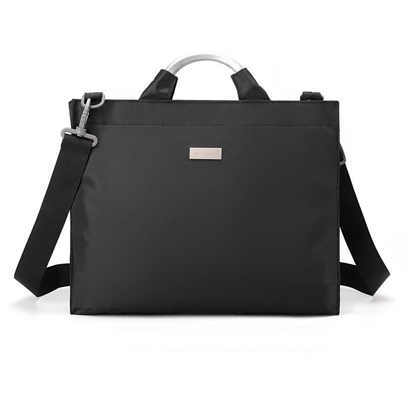 

New Business Laptop Bag Men s Casual Aluminum Handle Nylon Bag Men s Briefcase Office Bag One Shoulder Crossbody Men