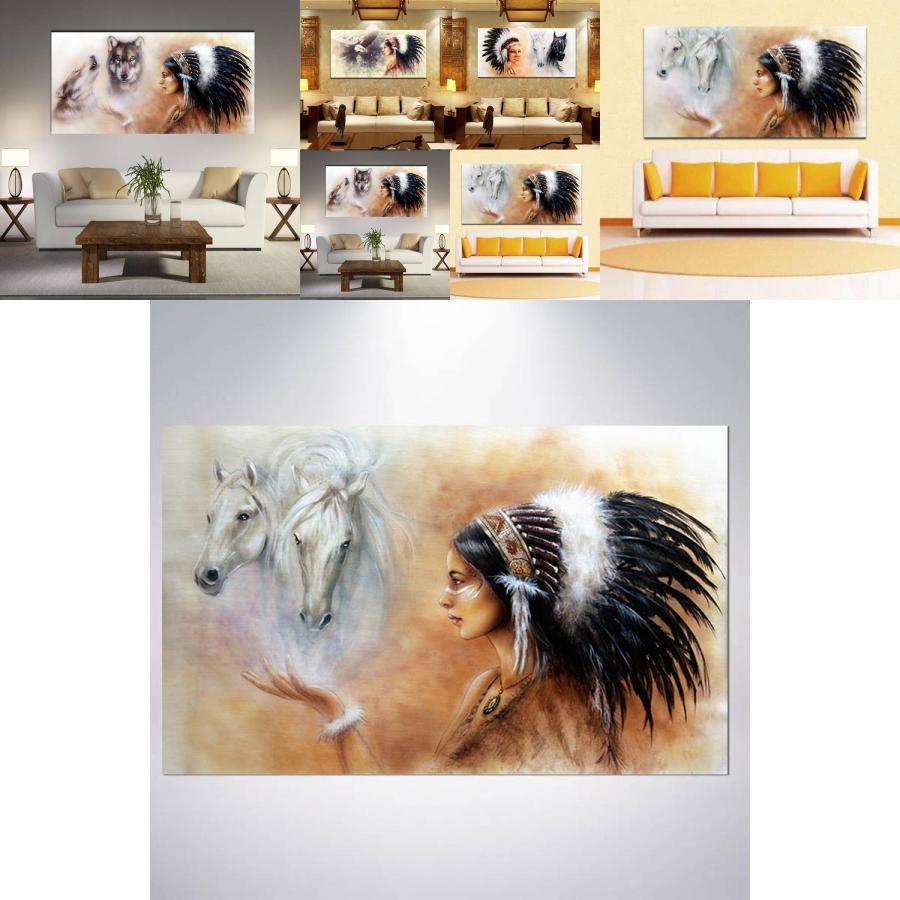 Native And American Horse Wallpaper Home Decoration Bedroom Decoration Wall