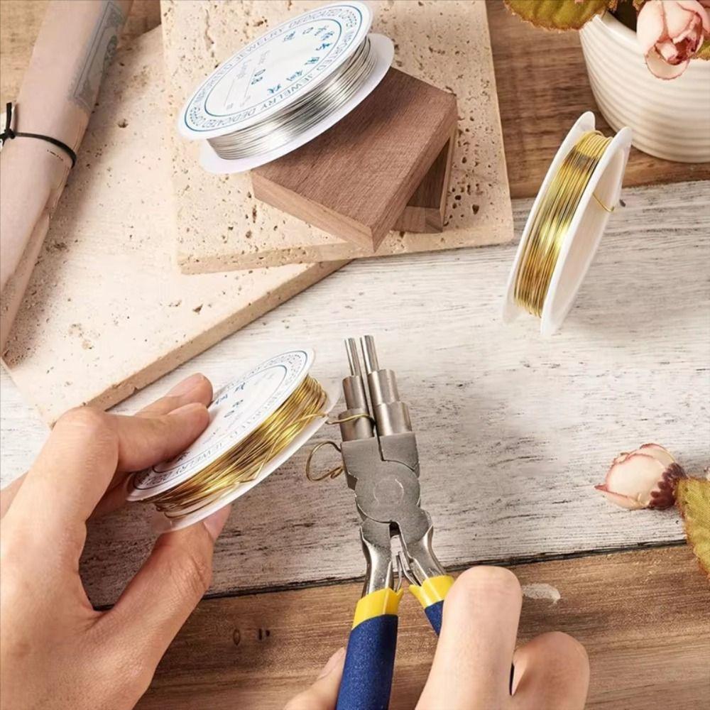 Multifunctional Six-section Pliers Rustproof Bail Making Pliers  Bendable Copper Wire