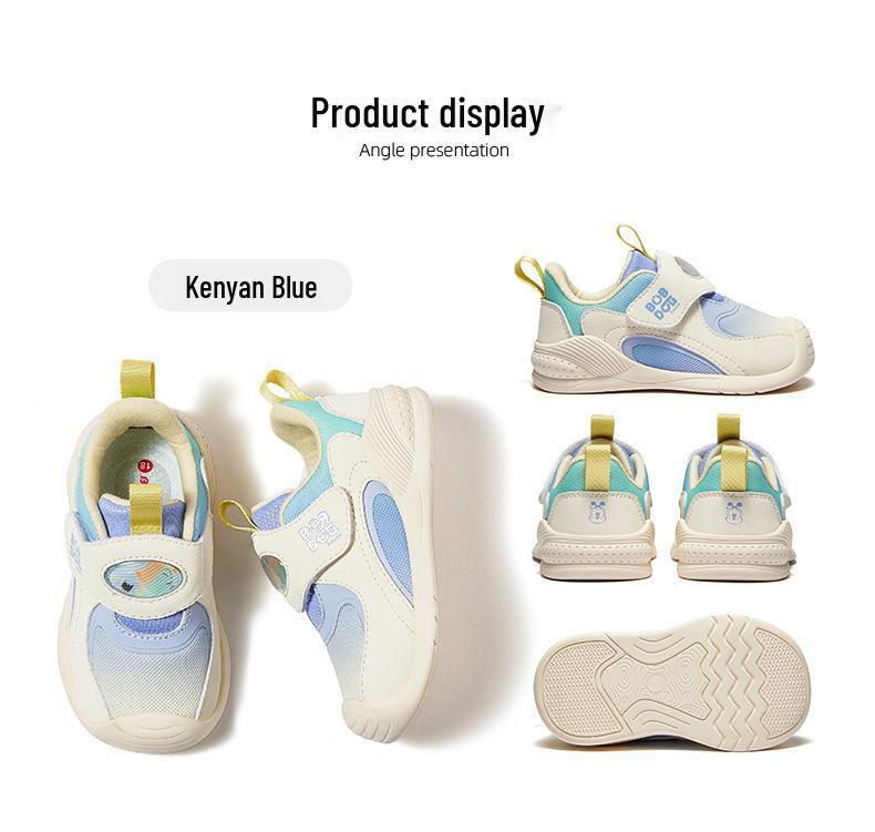 Bobodou Kids' Spring 2025 Breathable Mesh Shoes - Soft Sole for Boys & Girls