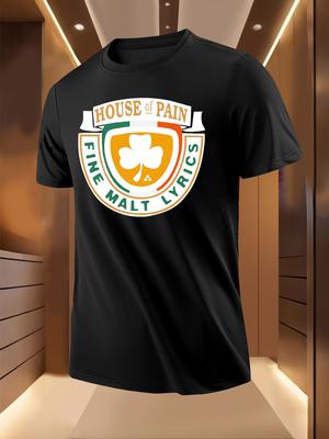 "House of Pain" Graphic Tshirt - Casual Short Sleeve Crew...