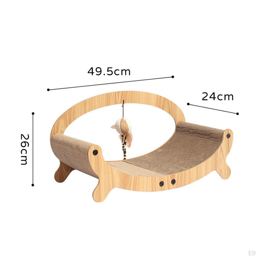 Cat Scratcher Sofa Pad Interactive Play Set for Feline Entertainment