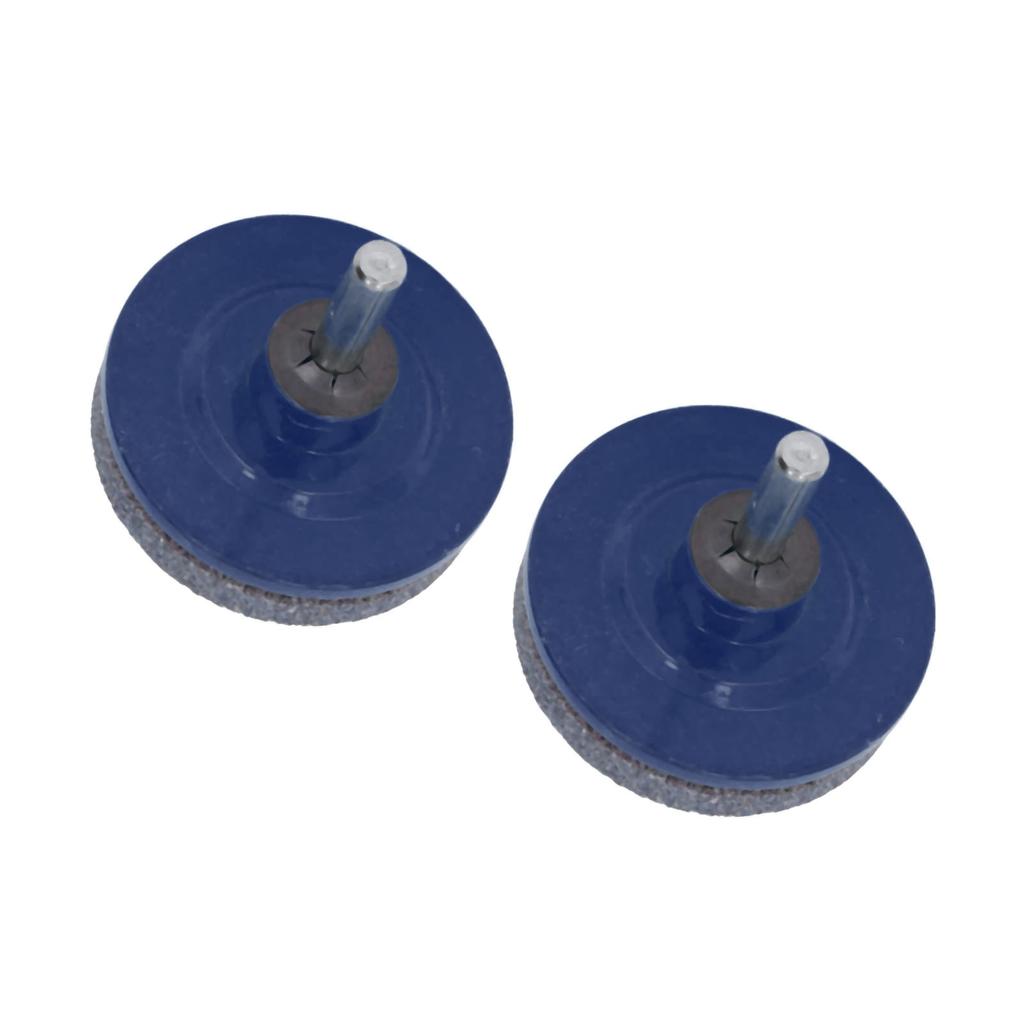 2Pcs Lawn Mower Blade Sharpener Stainless Steel ABS Drill Blade Accessories for Garden Courtyard