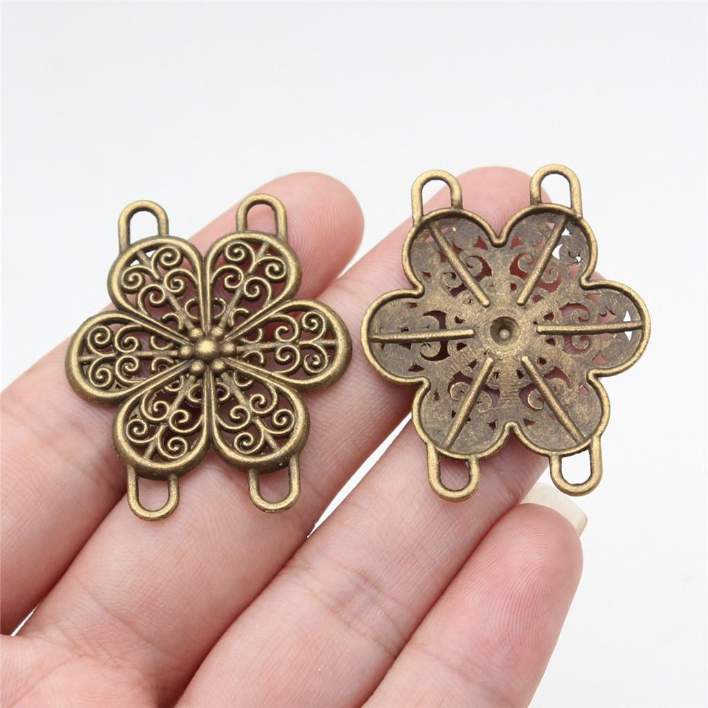 Accessories Parts Four-Hole Necklace Connector Wedding Jewelry Findings TA023