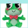 Digitaler Zirkus Niedliches sitzendes Frosch-Stofftier Mit Magnetbefestigung Für Kinder Geschenk