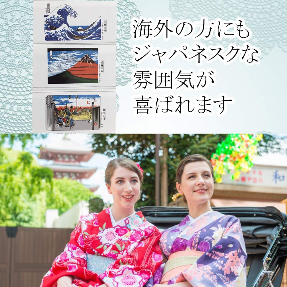 Tenugui Hand Japanese Hand Sweat Commemorative Item [pkpohs] (Japanese Towel) Ukiyo-e 3-piece Set, Pattern, Towel, Wipe, Souvenir, (Ukiyo-e 3-piece