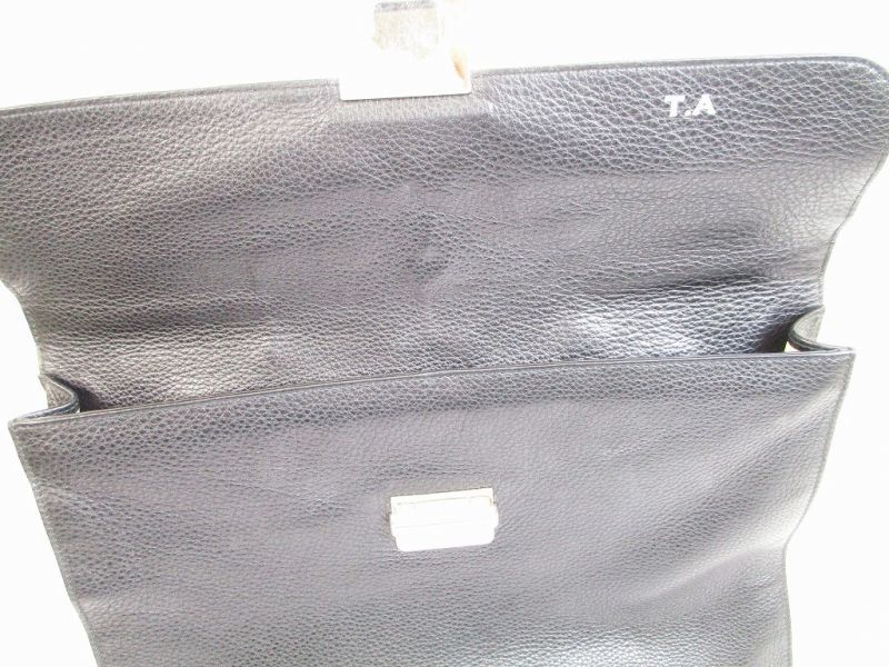 Authentic GUCCI Leather Briefcase Business Case Hand Bag #6358 Refurbished