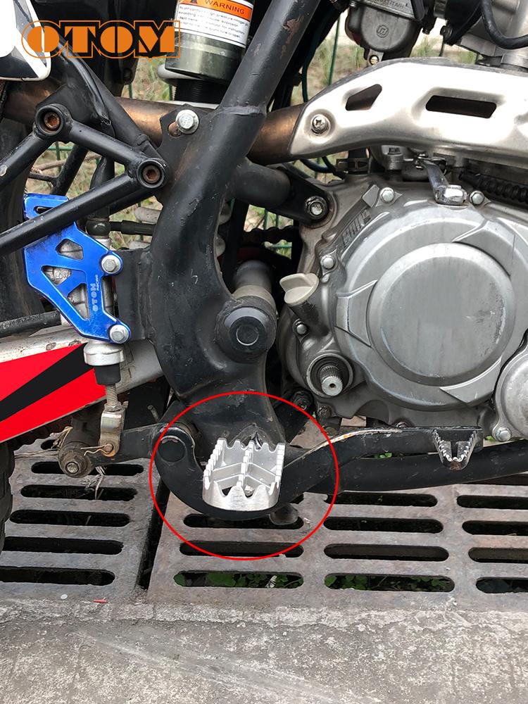 OTOM K6 Footpeg Foot Pegs Front Pedal For For KAYO TY125 TY150 T6 T4 BOSUER BSE Hailing M Series Off-Road Motorcycle Footrest