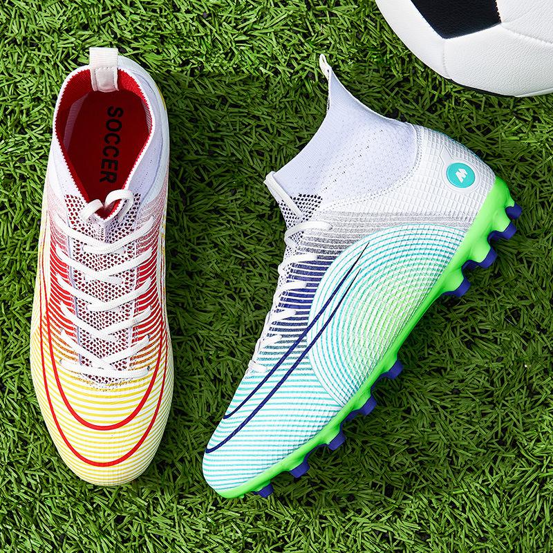 Neue Fußballschuhe mit Gummisohle, gebrochene Stollen, lange Stollen, Studenten-Trainingsschuhe, Spielschuhe, modische Stollen, Sportschuhe