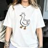 Funny Silly Goose Graphic T Shiers Unisex Unisex Casual Animal Print T Shirts Summer Unisex O Neck Tee Shirt Harajuku Tops
