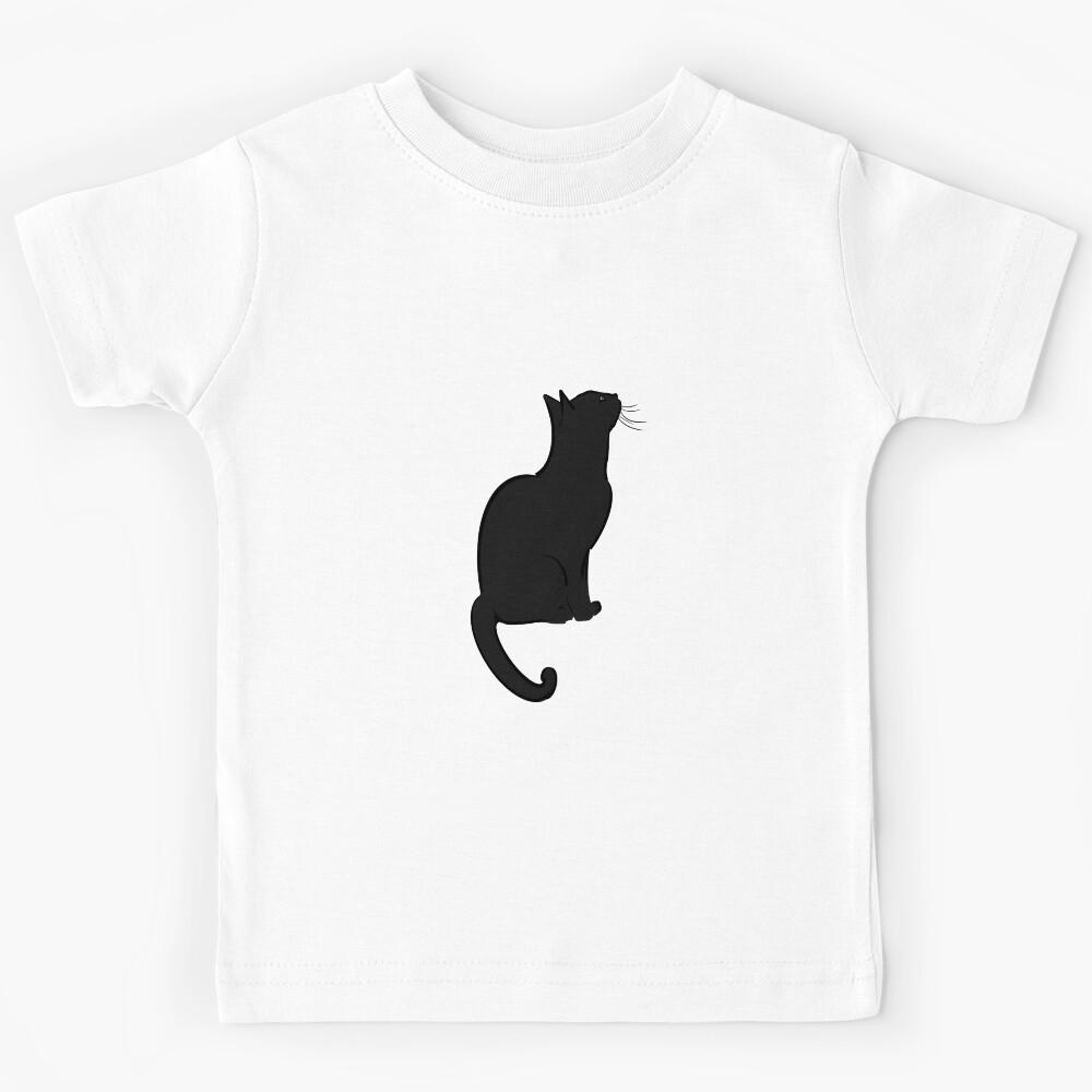 Black Cat Kids T-Shirt 150