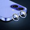 Aluminum Metal Ring Camera Protector For iPhone 17 17Air Rear Lens Tempered Glass Cover For iPhone 16 16Plus Lens Protective Cap