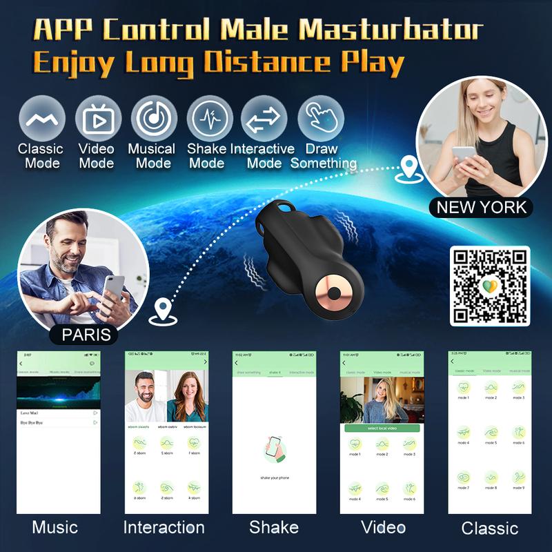 APP Control Vibrator for Men Penis Delay Trainer Male Masturbator Glans Stimulater Massager Men Vibrator Sex Toys Adult Goods
