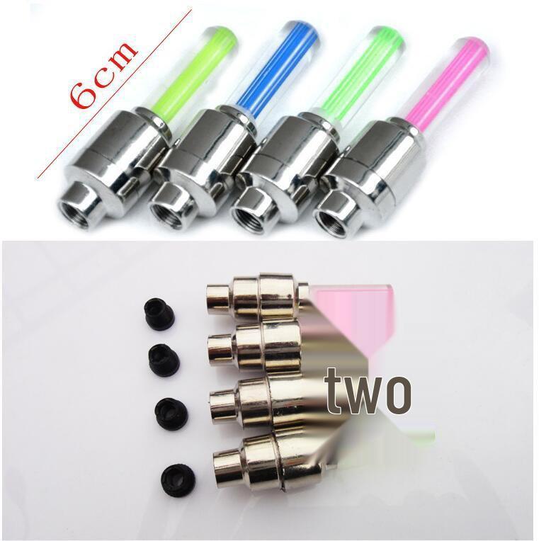 Fluorescent Bicycle Valve Stem Light for Mountain Bikes