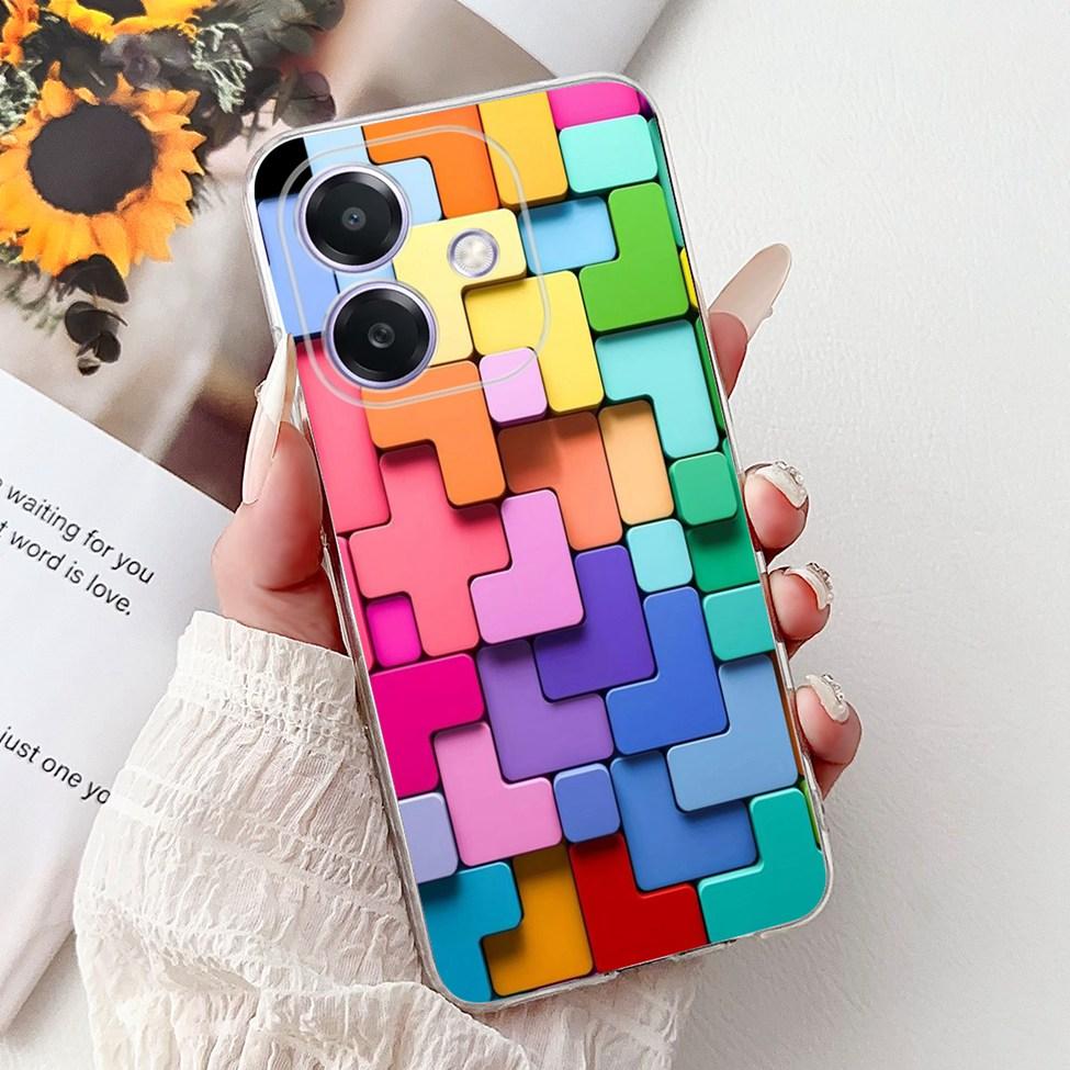 

For Oppo A3 CPH2683 Case Clear Luxury Fashion Kawaii Cat Cool Funny Painted Soft TPU Back Cover For Oppo A3 5G Global Phone Case Oppo A3 CPH2683