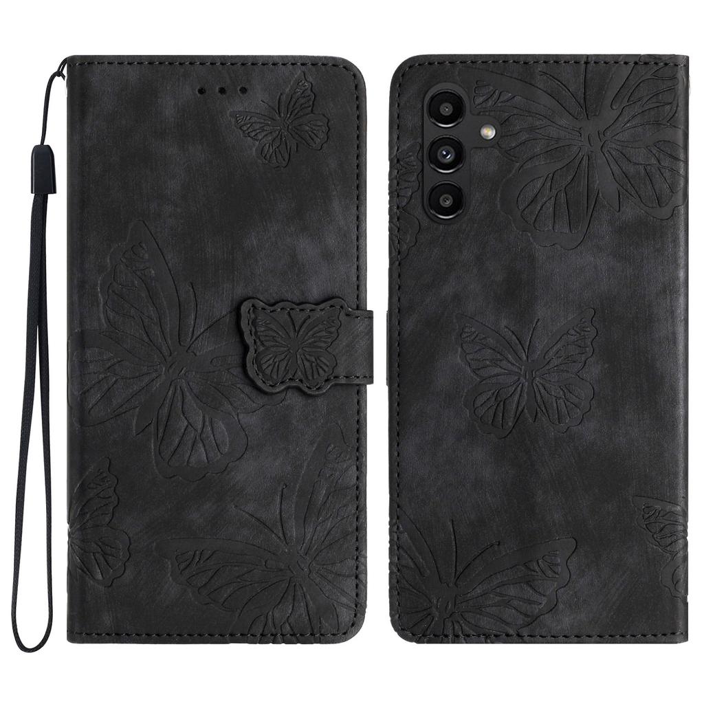 Für Samsung Galaxy A16 5G/A16 4G Hülle Schmetterling Design Klappbrieftasche Leder Handyhülle Hautgefühl