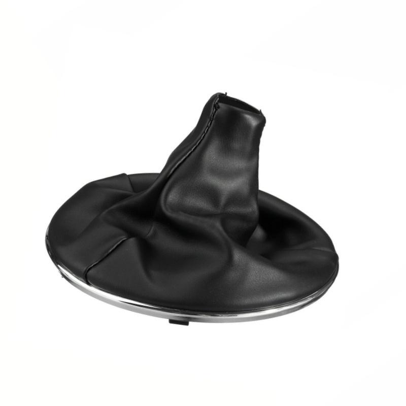 Car Gear Stick Shift Knob Gaiter Boot Cover Leather W/ Frame For Fiat 500c 07-15 UK Gear Gaiter With Inner Bottom Plastic Frame