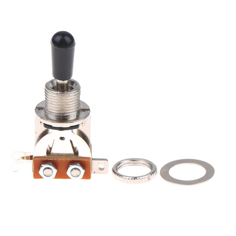 

3 Way Toggle Switch For Electric Guitar 3 Gear Switch With Tip Cap Electric Guitar Pickup Selector Switch Accessories серебряный