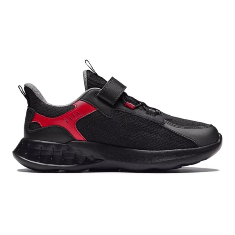 Anta Comfortable Non-Slip Durable Low-Top Kids Running Shoes Kids sneaker Black Red A312415519-2