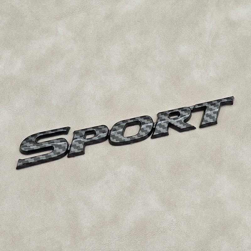 

1Pc Metal ABS Letters Sport Logo Car Rear Trunk Sticker Emblem Badge for Jeep Toyota Highlander Corolla Rav4 Yaris Accessories