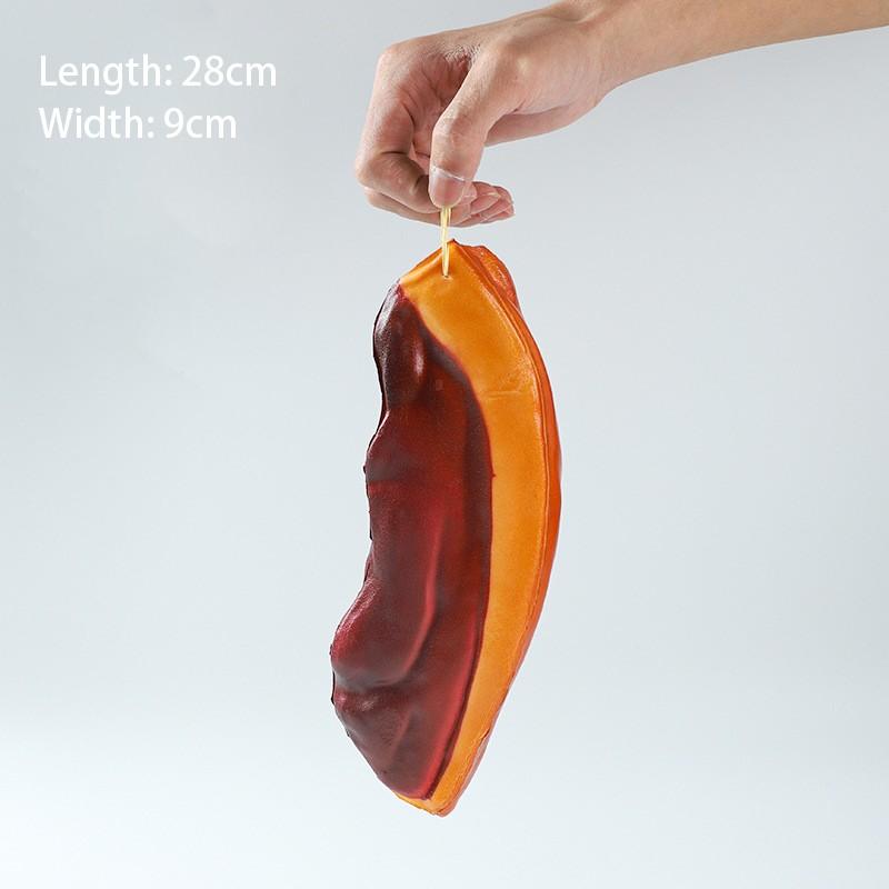 1PC Fake Food Meat Restaurant Store Shop Decor Artificial Food Fake Beef Chops Artificial Meat Meat Model Decor Props