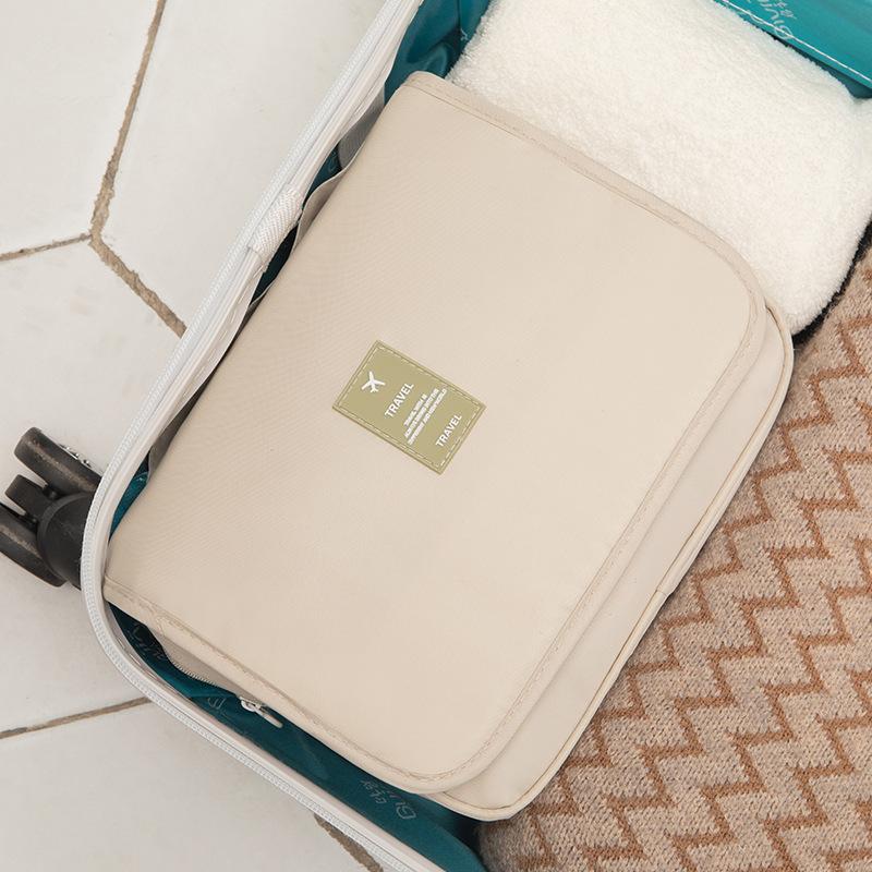 Travel Hook Wash Bag Multifunctional Waterproof Handheld Makeup Bag Portable Large Capacity Hanging Storage Bag Wholesale