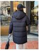 Women’s Mid Length Hooded Windproof Thicken Warm Winter Jacket