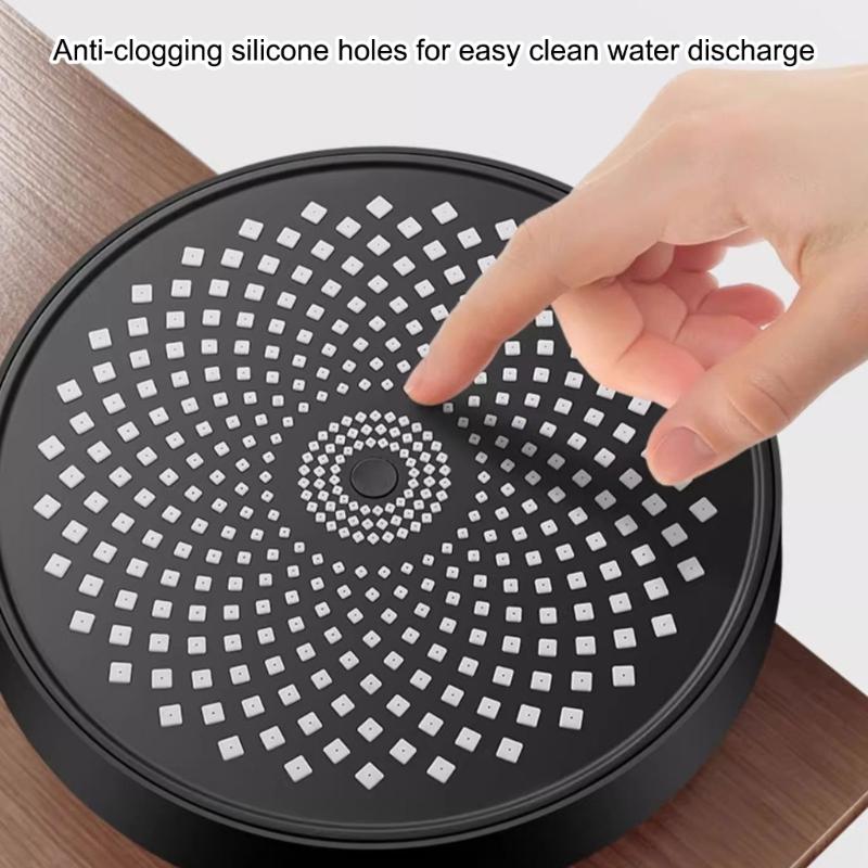 Water Saving Shower Head Featuring Advanced Pressure Boosts & Large Sprays Surfaces for Efficient Rinsing Use