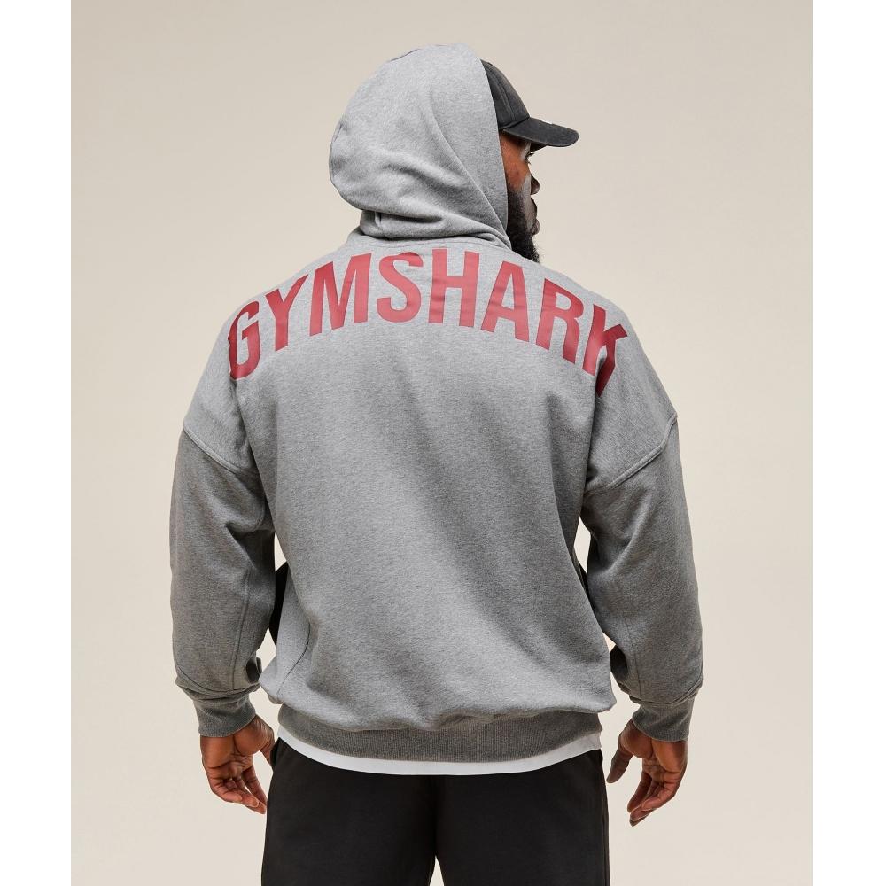 

Gymshark Толстовка с капюшоном Power Zip Up Charcoal Core Marl A2c9j Gbbb XS