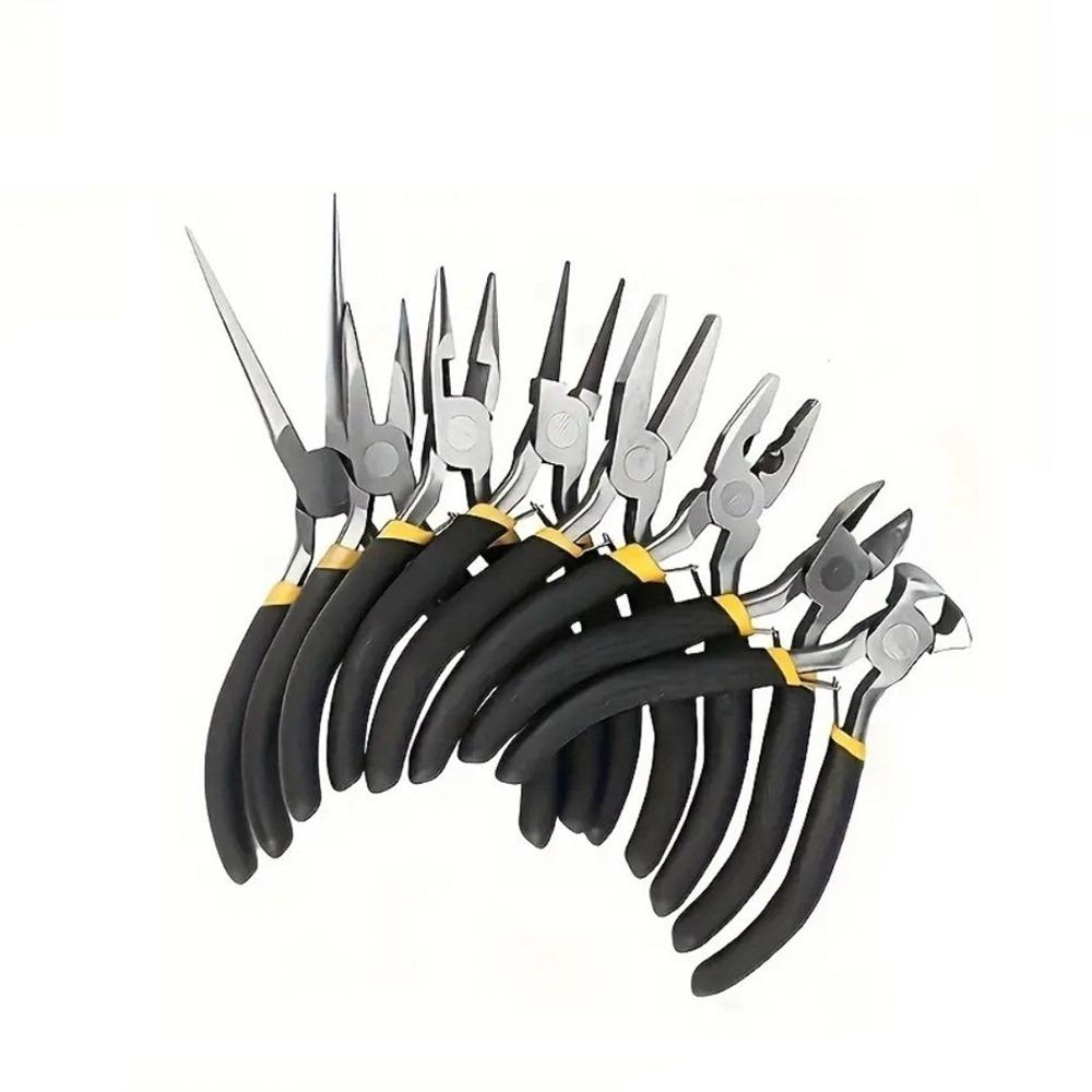 8pcs/set Round Nose Jewelry Pliers Tool Set Metal Plier Tools Kit Jewelry Making Tools Hand Tool