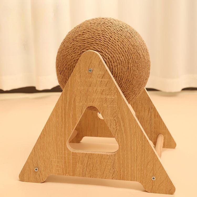 Cat Scratching Board Toy with Ball Sisal Rope Perches for Climbing Sharpening Cat Tree Accessories Self Play pet products