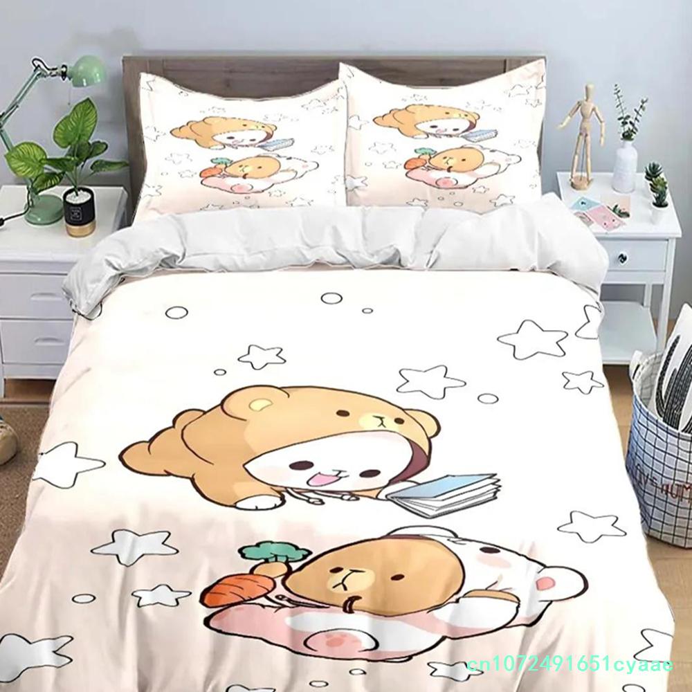 Exquisite Cartoon B-bubu Anime Digital Printing Bedding Set Duvet Cover Comforter Bed Youth Kids Girl Boys Gift Home Textiles