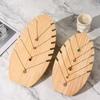Wood Flame Shape Jewelry Display Pendant Necklace Display Board Organizer Shelf Storage Holder Showcases