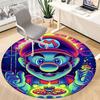 1pc Psychedelic Mario Office Round Area Rug, Under Office Chairs Bedroom Living Room Home Decor  a1022289